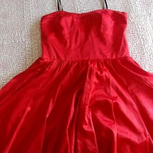 Guess Red Strapless Dress Size 8